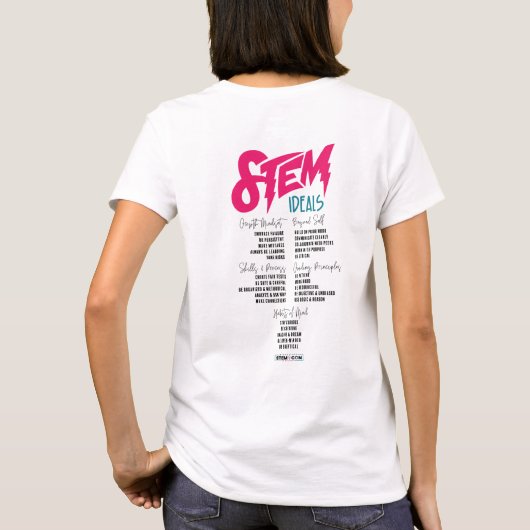 STEM理想Tシャツ Tシャツ (裏面)