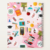 STEM科学モチーフ先生学術 プランナー手帳 (裏面)