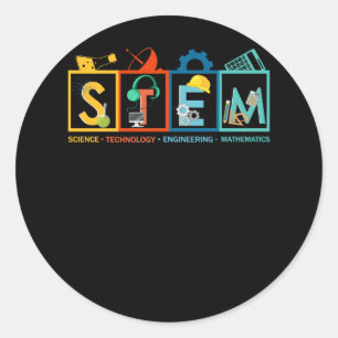 STEM科学技術エンジニアリング数学先生S ラウンドシール