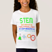 STEM科学技術エンジニアリング数学 Tシャツ (正面)