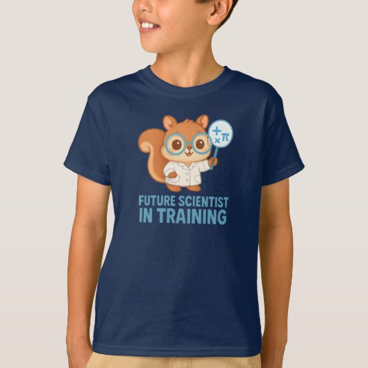 STEM エクスプローラー キッズ アニマルTシャツ" Tシャツ (正面)