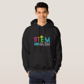 STEM チーム サイエンス テクノロジー エンジニアリング 数学 紅茶 パーカ (正面フル)