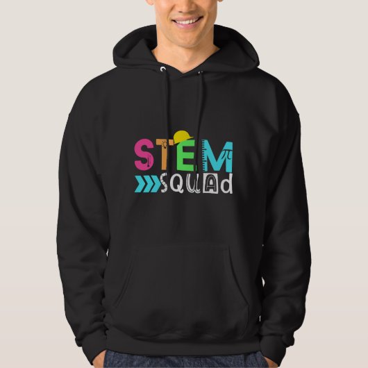 STEM チーム サイエンス テクノロジー エンジニアリング 数学 紅茶 パーカ (正面)