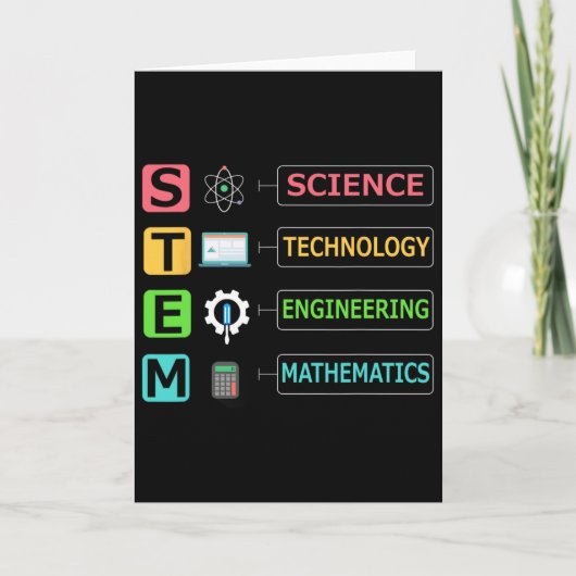 STEM 科学 技術 工学 数学 先生 G カード (正面)