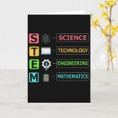 STEM 科学 技術 工学 数学 先生 G カード (黄色い花)