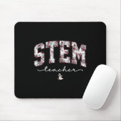 STEM 科学 技術 工学 数学 教師 V マウスパッド (マウス)