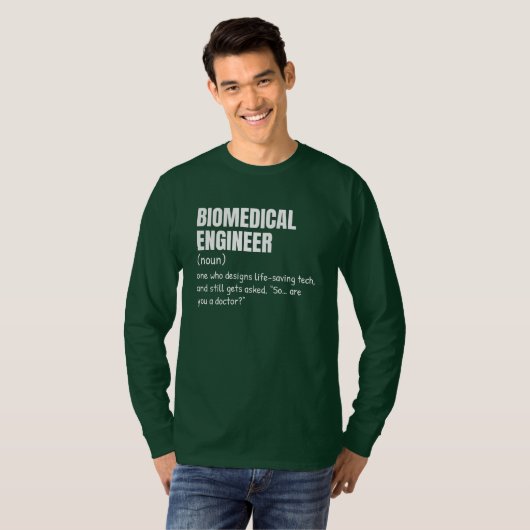 STEM Biomedical Engineer Definition Shirt Tシャツ (正面フル)