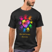 Stem Cell Donation Awareness Hands Stem Cell Donat Tシャツ (正面)