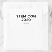 STEM CON 2020シール3 長方形シール (バッグ)