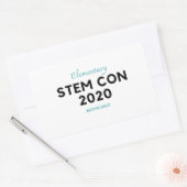 STEM CON 2020シール3 長方形シール (封筒)