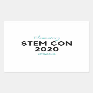 STEM CON 2020シール3 長方形シール