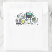 STEM CON 2020シール 長方形シール (バッグ)