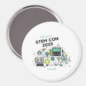 STEM CON 2020ボタンマグネット マグネット (正面/裏面)