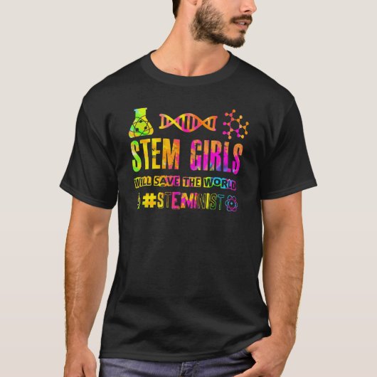 Stem Girls Will 救 The World - # Steminist - Bec Tシャツ (正面)