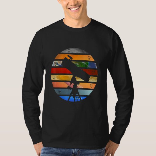 Stem Kids 太陽の System Planets Science宇宙 Tシャツ (正面)