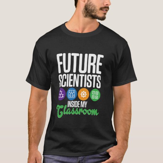 STEM Science Technology Mathematics Chemistry Tシャツ (正面)