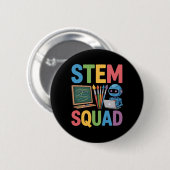 STEM Squad - 理科教師の数学教育チーム 缶バッジ (正面&裏面)