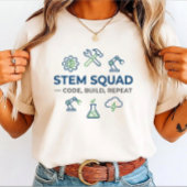 STEM Squad Code Build Repeat for “Future Engineers Tシャツ