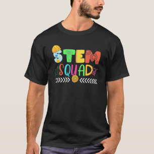Stem Squad Science TechnologyエンジニアリングMath Tea Tシャツ