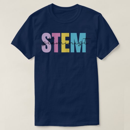 Stem Squad Science Technology、エンジニアリング数学S Tシャツ (デザイン正面)
