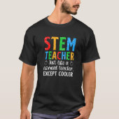 STEM Teacher Science Technology Engineering Math Tシャツ (正面)