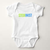 STEMinistの乳児のクリーパー ベビーボディスーツ (正面)