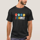 SteministグラフィックコーダプログラマコンピュータギークP Tシャツ (正面)