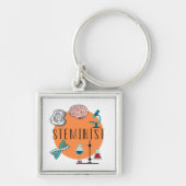 「steminist」のkeychain キーホルダー (正面)