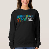 Steminist Science Technology Engineering Math STEM スウェットシャツ (正面)