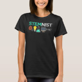 Steminist Science Technology Engineering Math STEM Tシャツ (正面)