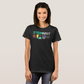 Steminist Science Technology Engineering Math STEM Tシャツ (正面フル)