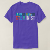 Steminist Science Technology Engineering Math STEM Tシャツ (デザイン正面)