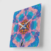 Stemma Kaleidoscope スクエア壁時計 (傾斜)