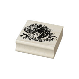 Stempel ANNO1900 deutscher Boxer Nr 2  ラバースタンプ