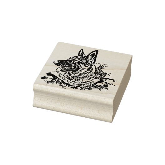 Stempel ANNO1900 Deutscher Schäferhund (grau)  ラバースタンプ (スタンプ)