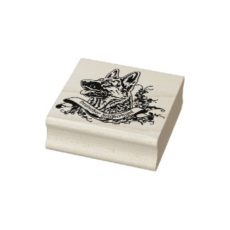 Stempel ANNO1900 deutscher Schäferhund Nr.1 ラバースタンプ