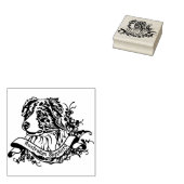 Stempel ANNO 1900 mit Australian Shepherd ラバースタンプ (押印)