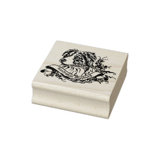Stempel ANNO 1900 mit Australian Shepherd ラバースタンプ