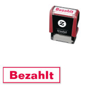 Stempel Bezahlt セルフインキングスタンプ (インサイチュ)