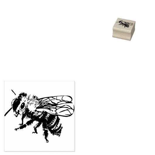 Stempel Biene, bee ラバースタンプ (押印)