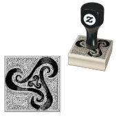 Stempel celtic Triskele ラバースタンプ (押印)