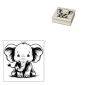 Stempel Elefant ラバースタンプ (押印)