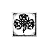 Stempel, keltischer Knoten, Kleeblatt ラバースタンプ (インプリント)