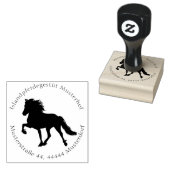 Stempelkissen selbst gestalten, Islandpferde ラバースタンプ (押印)