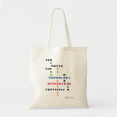 STEMYes確かに彼女はやる気を起こさせるできる トートバッグ (正面)