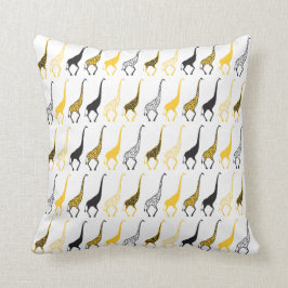 Stencil Giraffes クッション