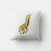 stencil Giraffes クッション (正面)