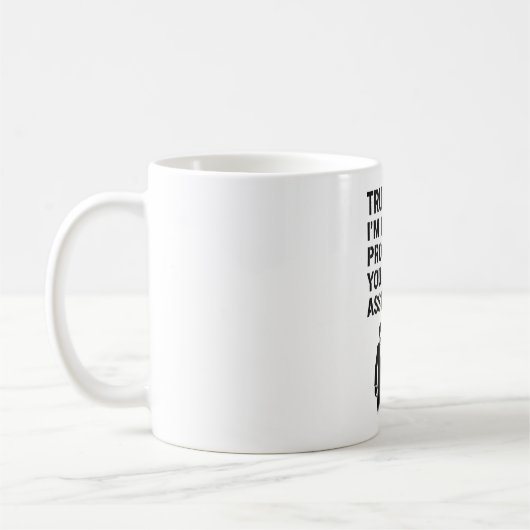 Stencil Street Art Coffee Mug for Insurance Pros コーヒーマグカップ (左)
