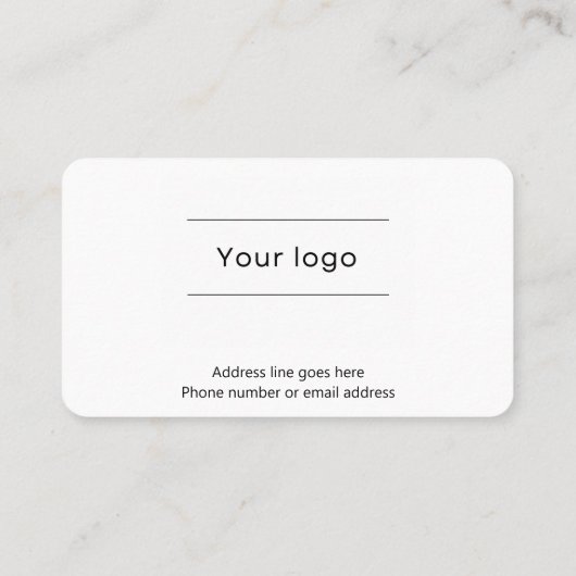 Stencil Typography Coffee Loyalty Card ロイヤリティカード (裏面)