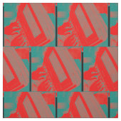 Steno機械DIYを報告する赤いおよび緑裁判所 ファブリック (見本)